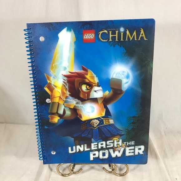 Lego Chima Wide Ruled Notebooks Spiral Pencil Set - Picture 2 of 7